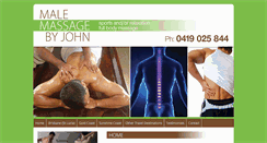 Desktop Screenshot of malemassagebyjohn.com