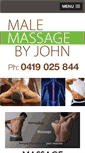 Mobile Screenshot of malemassagebyjohn.com